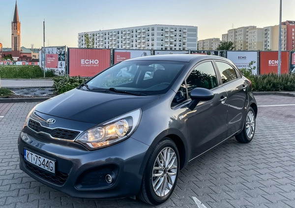 Kia Rio cena 29800 przebieg: 128000, rok produkcji 2014 z Wrocław małe 631